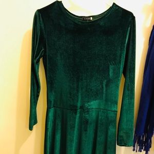 Long Beautiful velvet  dress